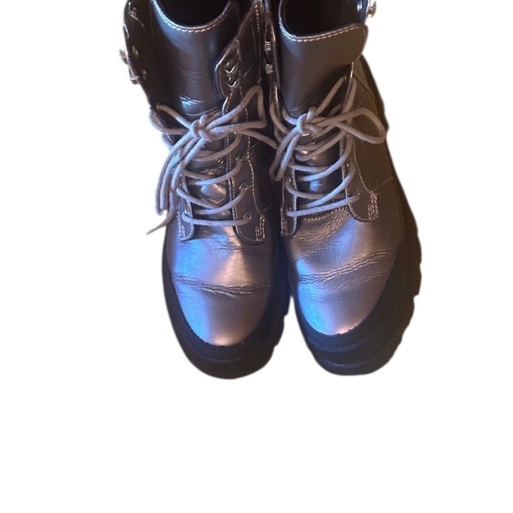 Aldo Combat boots Silver - Picture 9 of 13